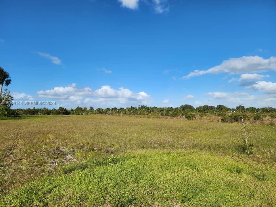 A wide, grassy, undeveloped lot under a bright blue sky with scattered clouds — 18717 NW 258 st, Okeechobee FL 34972, OKEECHOBEE, FL