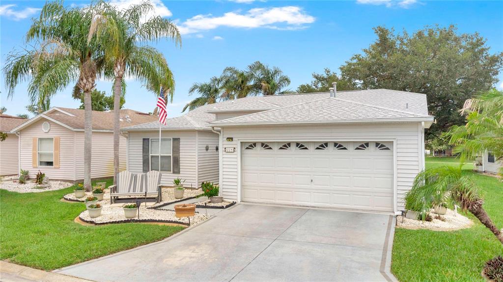 This is a floor plan for a single-story residential home — 228 GRAND VISTA TRAIL, LEESBURG, FL