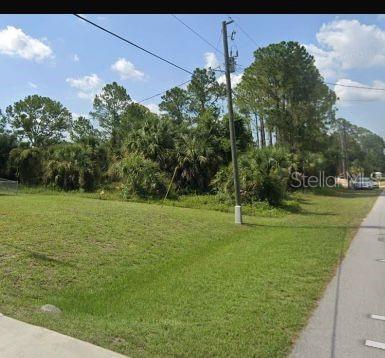 A vacant, grassy residential lot with scattered trees and a utility pole along a road — JOHANNESBERG ROAD, NORTH PORT, FL