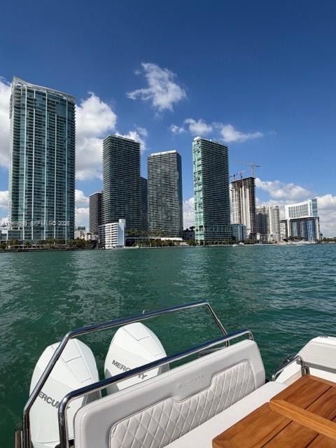 A view of the Miami skyline from the back of a boat — 2900 NE 7th Ave # 1205, Miami FL 33137, MIAMI, FL