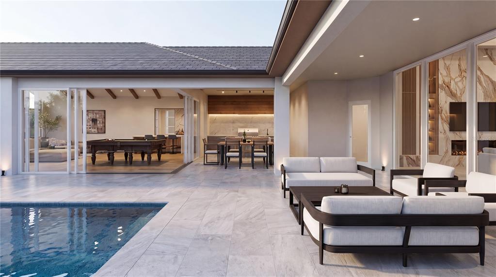 A calm river flows between lush, tree-lined banks under a bright blue sky — 3654 HIDDEN RIVER LANE, TAVARES, FL