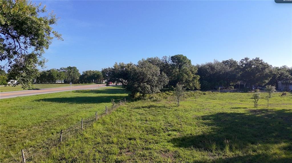A grassy, fenced lot sits adjacent to a paved road with trees in the background — N Sr 29 N SR 29, LABELLE, FL