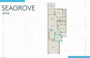 This is a floor plan for a residential unit labeled Seagrove — 6407 Memorial Lane, Ave Maria FL 34142, AVE MARIA, FL