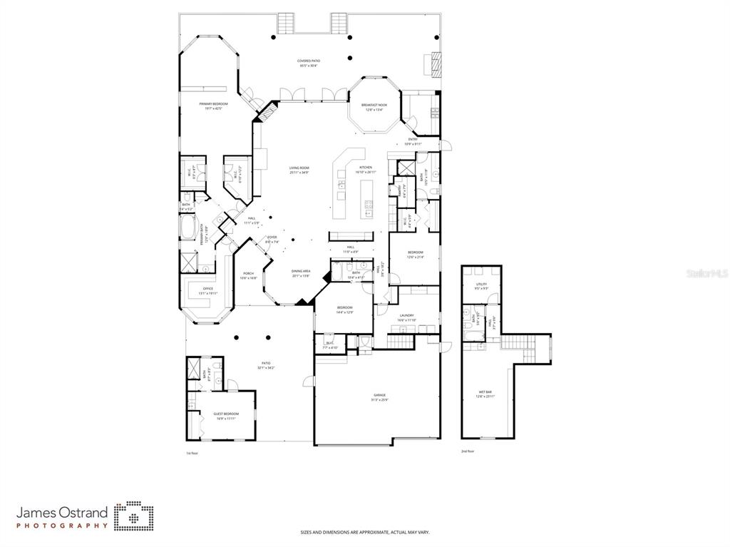 This is a floor plan showing the layout of a multi-room residential home — 8402 TALLAHASSEE DRIVE NE, ST PETERSBURG, FL