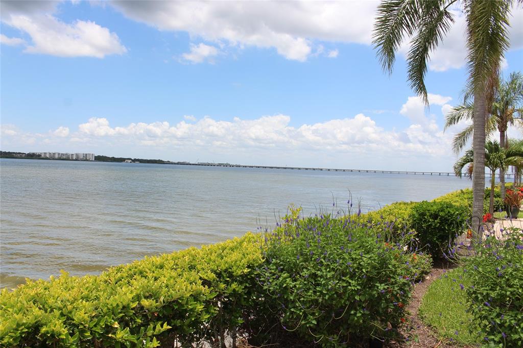 A view of a large body of water with a long bridge in the distance — 19029 US HIGHWAY 19 N UNIT 16C, CLEARWATER, FL