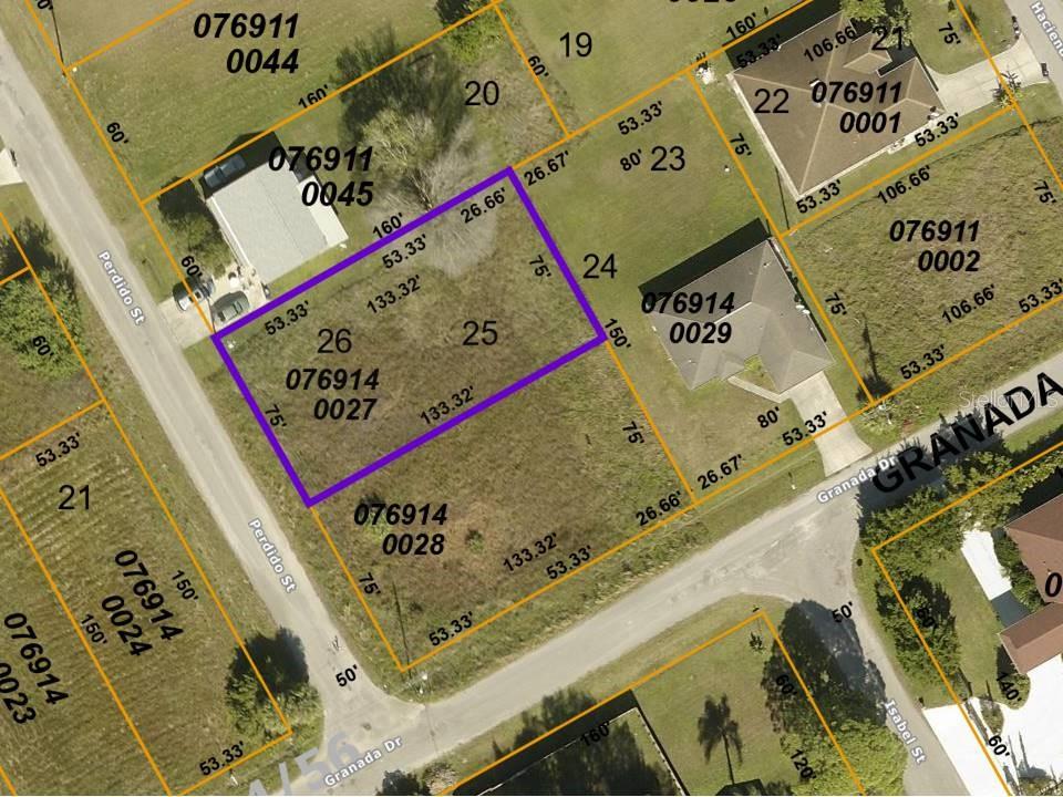 LOTS 25 AND 1/2 0F L GRANADA DR LOTS 25 & 26 AND 1/2 0F LOT 24 PARCEL1 DRIVE