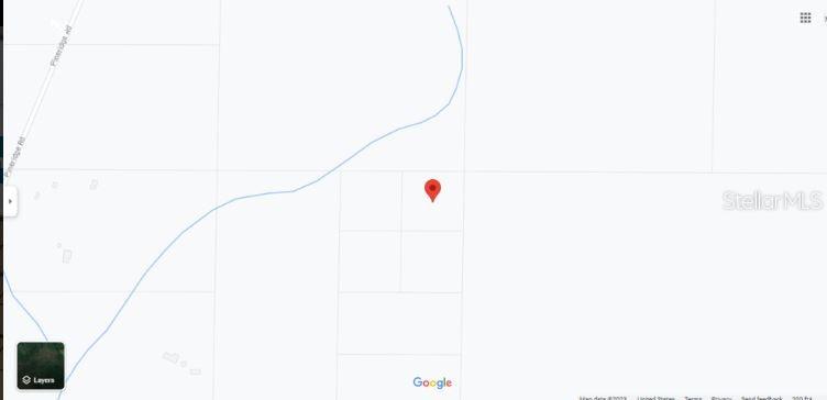 This is a map showing a red location pin on a plot of land — N/A, FOUNTAIN, FL