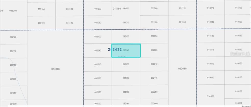 This is a plat map showing numbered land parcels and property boundaries — COMMONWEALTH AVE N, POLK CITY, FL
