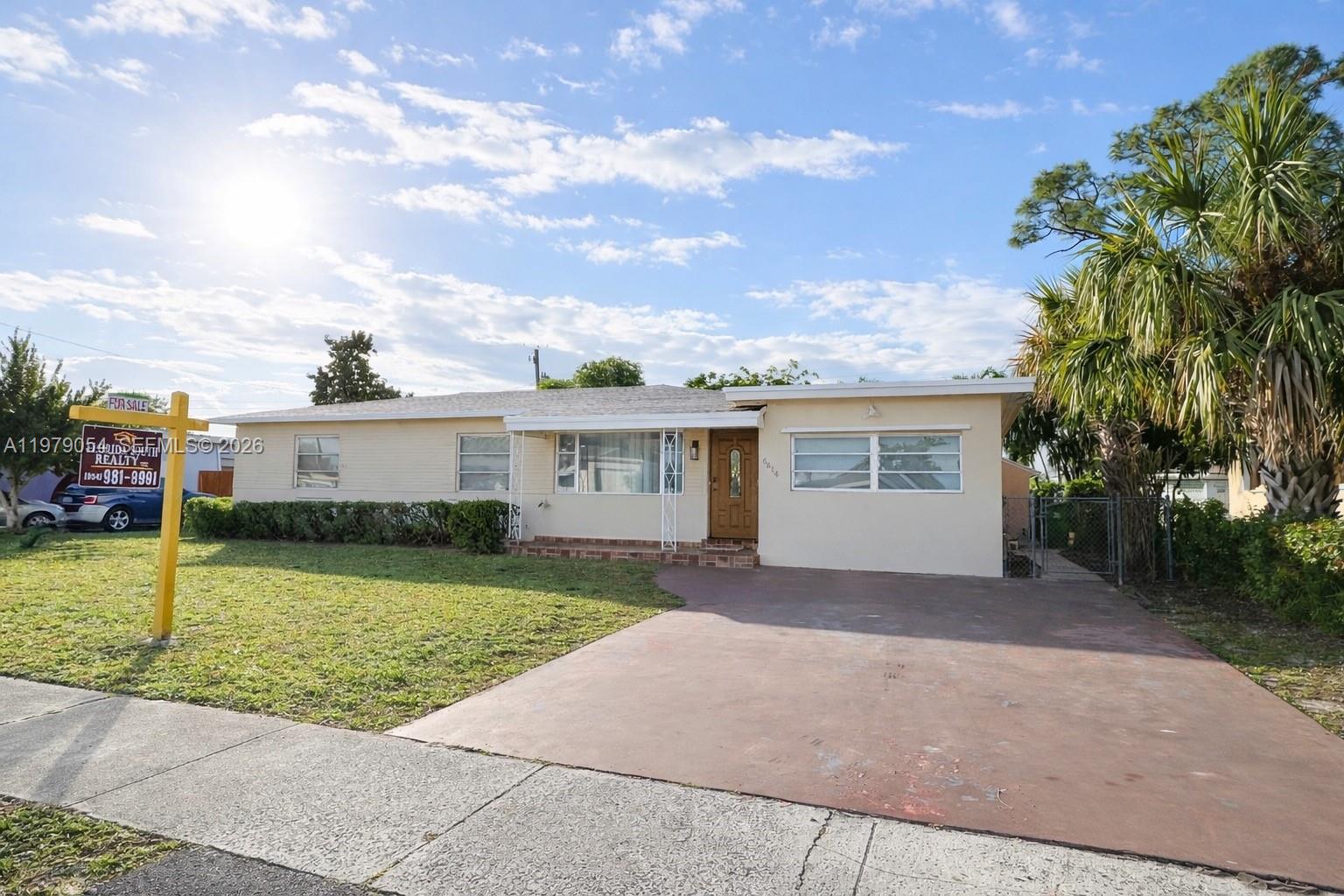 6614 SW 20th St, Miramar FL 33023