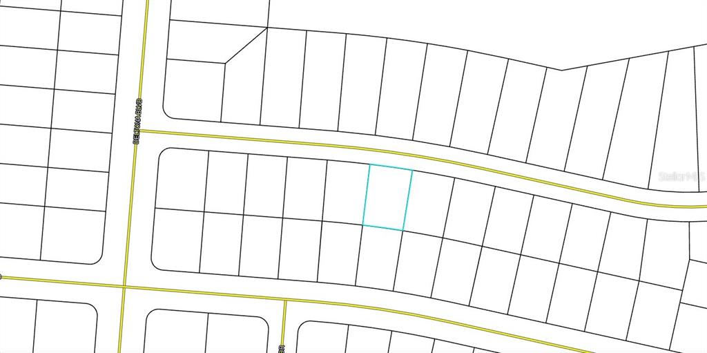 This is a map showing a highlighted parcel of land within a residential neighborhood — Lot 6 Unit 8 Blk 505 GREENBRIER DRIVE, CHIPLEY, FL