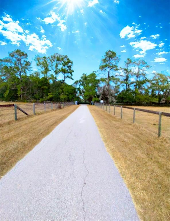 A paved path leads through a grassy field toward a line of trees under sunlight — TBD W HWY 326, OCALA, FL