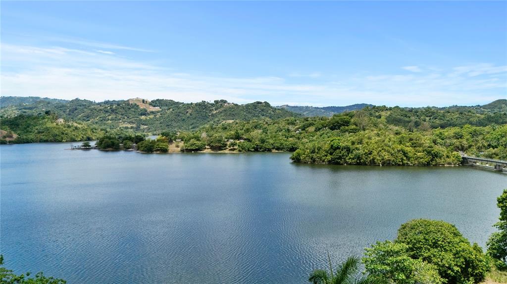 A wide-angle view of a large lake surrounded by lush green hills and trees — CARR 827 KM 5.0, INTERIOR, BO. ORTIZ, LOT 1 & 2, TOA ALTA, PR