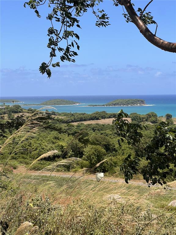 A view of a coastal landscape with islands, green vegetation, and a clear blue sky — LA HUECA VISTAS LOT 3, VIEQUES, PR
