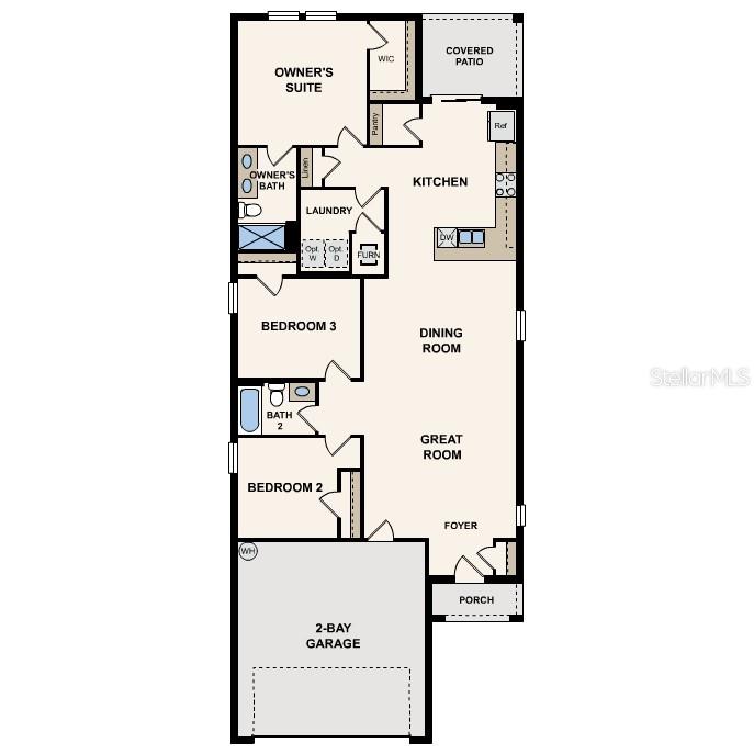 This image is a list of exterior and interior features for a residential property — 3217 WARWICK PLACE, HAINES CITY, FL