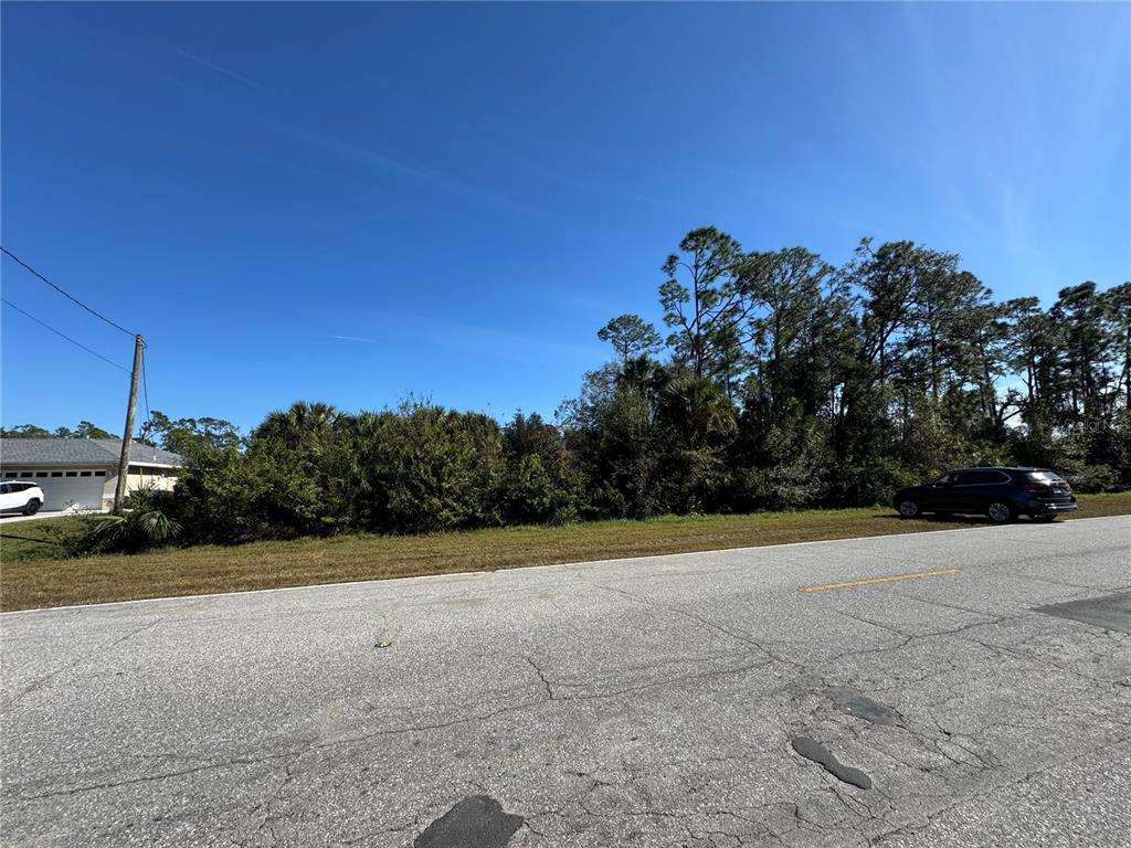 A vacant, wooded residential lot sits between a house and a parked car — 0 N SALFORD BOULEVARD, NORTH PORT, FL