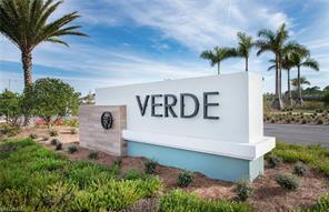 A white monument sign with the word VERDE stands in a landscaped area with palms — 44393 Kelly Drive, Punta Gorda FL 33982, PUNTA GORDA, FL