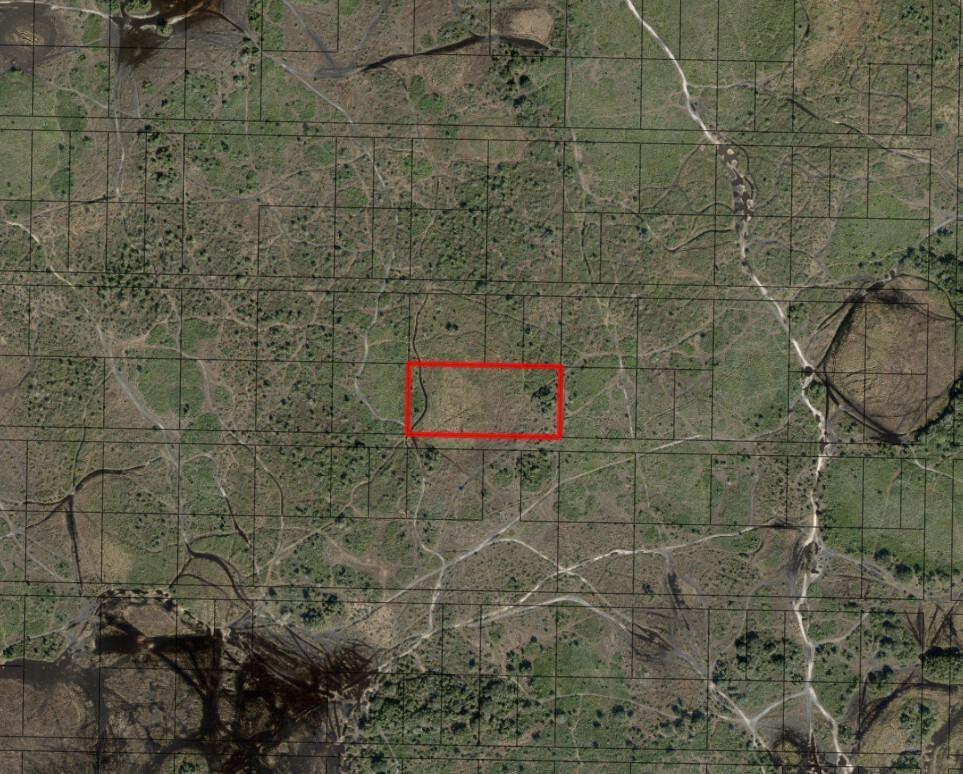 An aerial map view shows a rectangular plot of land outlined in red — 0 NW 310th Street, Okeechobee FL 34972, OKEECHOBEE, FL