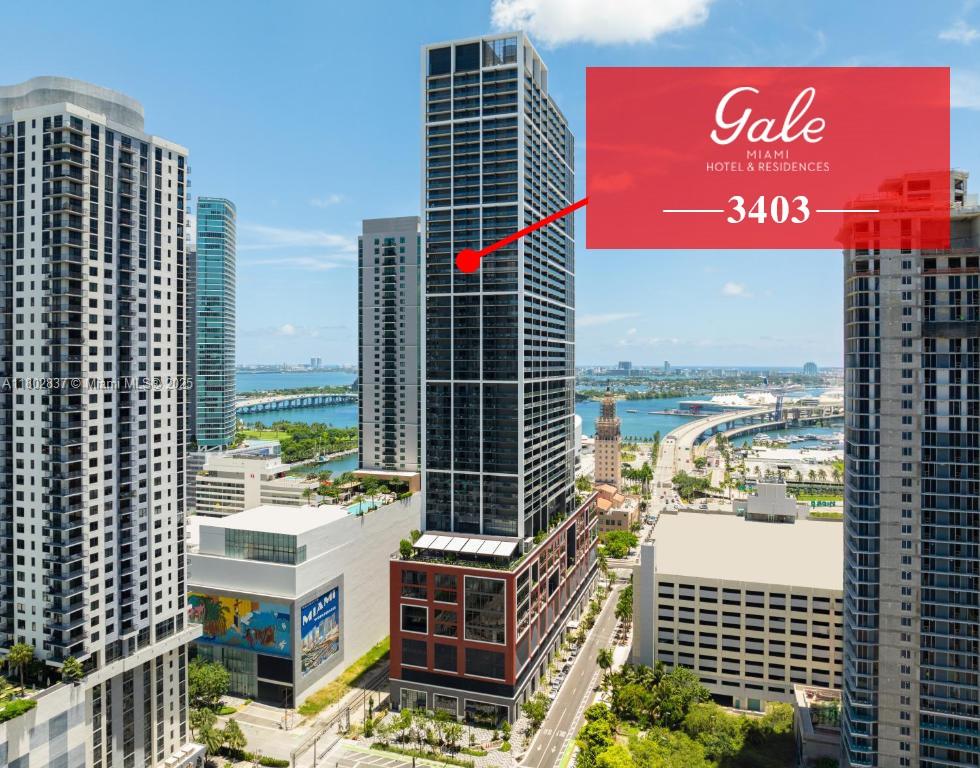 601 NE 1 # 3403, Miami FL 33132