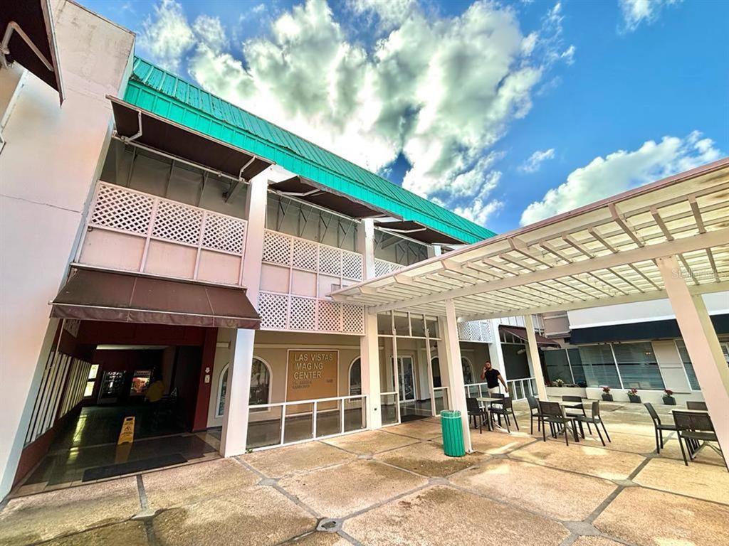 An outdoor courtyard features a paved patio, a pergola, and the Las Vistas Imaging Center — 300 AVENIDA LAS CUMBRES, SAN JUAN, PR