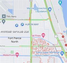 This is a map showing the location of a property in Fort Pierce, Florida — Shawnee Ave, Fort Pierce FL 34946, FORT PIERCE, FL