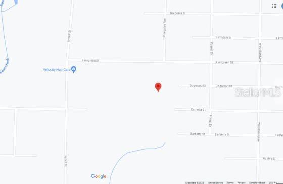 This is a map showing a red location pin in a residential area — 3RD STREET, FOUNTAIN, FL