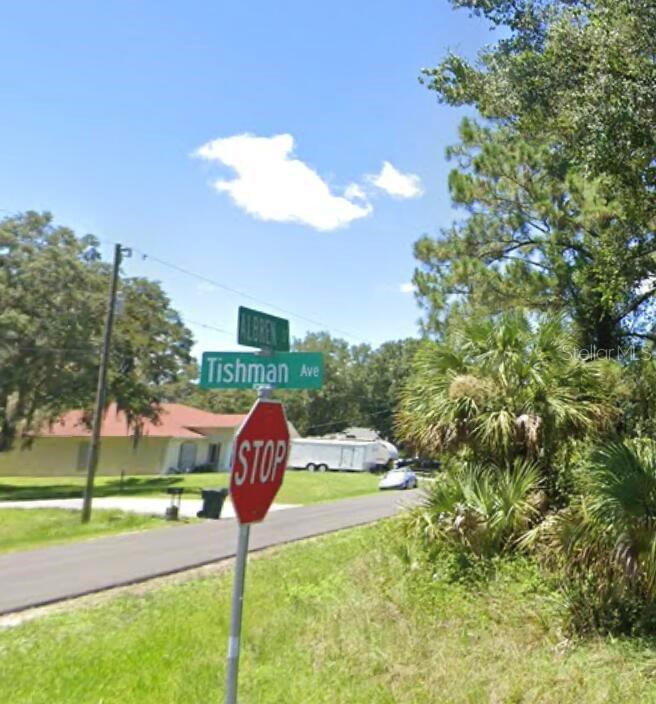 A street sign at the intersection of Tishman Avenue and Albren Street — 0 TISHMAN AVENUE, NORTH PORT, FL