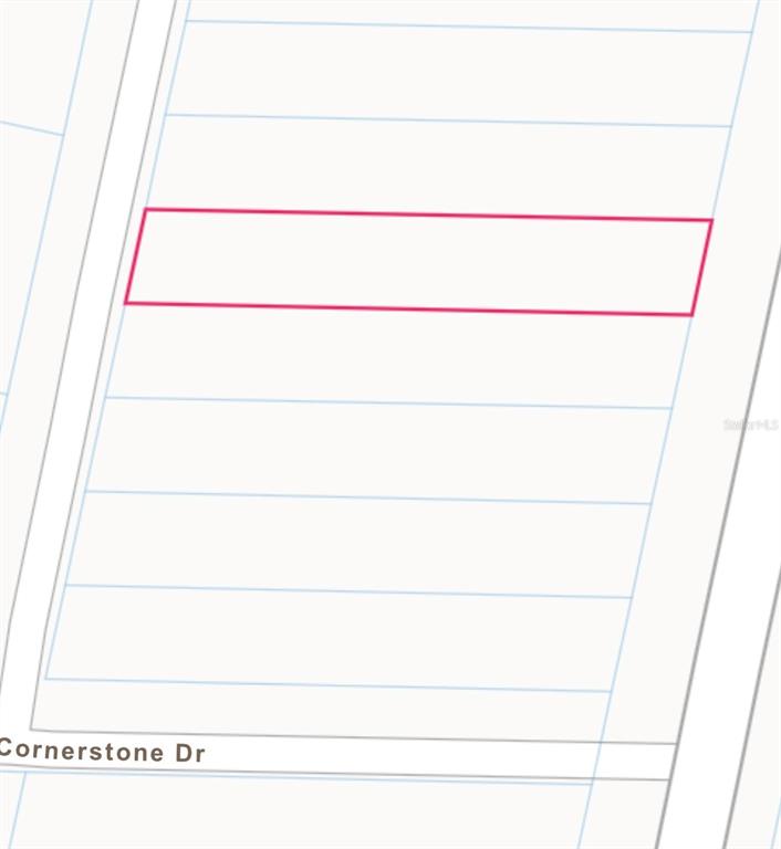 This is a map showing a highlighted rectangular land parcel along a street — Lot C-11, KNOXVILLE DRIVE, WEBSTER, FL
