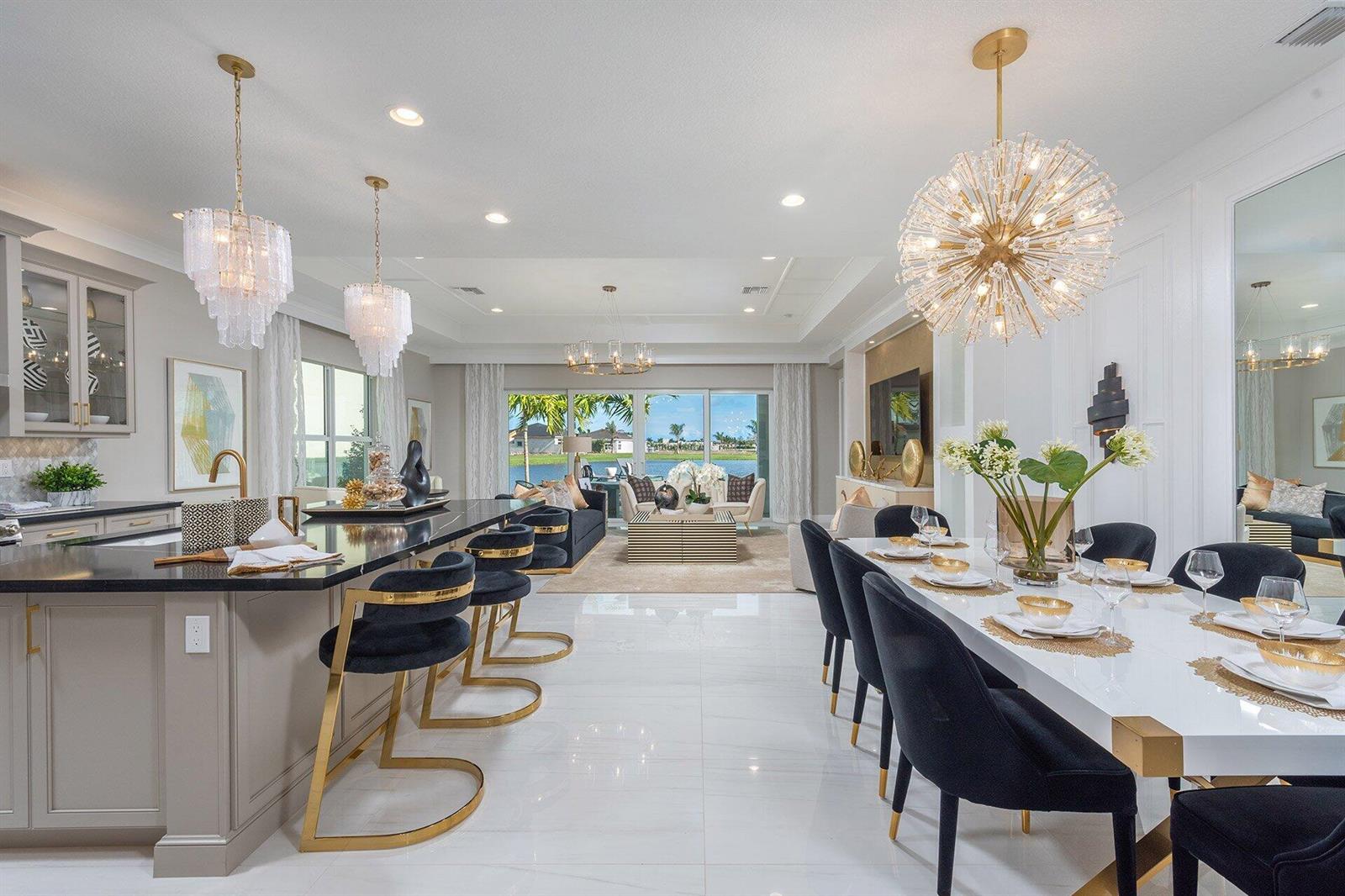 A single-story house with a paved driveway, a two-car garage, and palm trees — 11311 Virginia Pine Court, Boynton Beach FL 33473, BOYNTON BEACH, FL