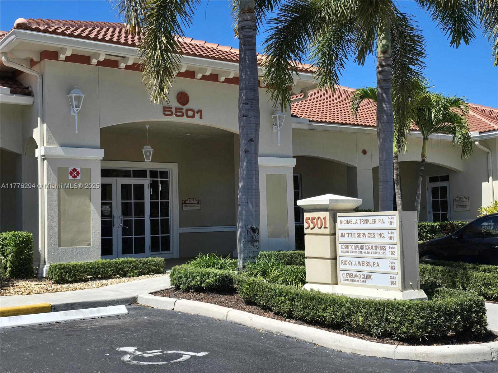 5501 N University Dr # 103, Coral Springs FL 33067