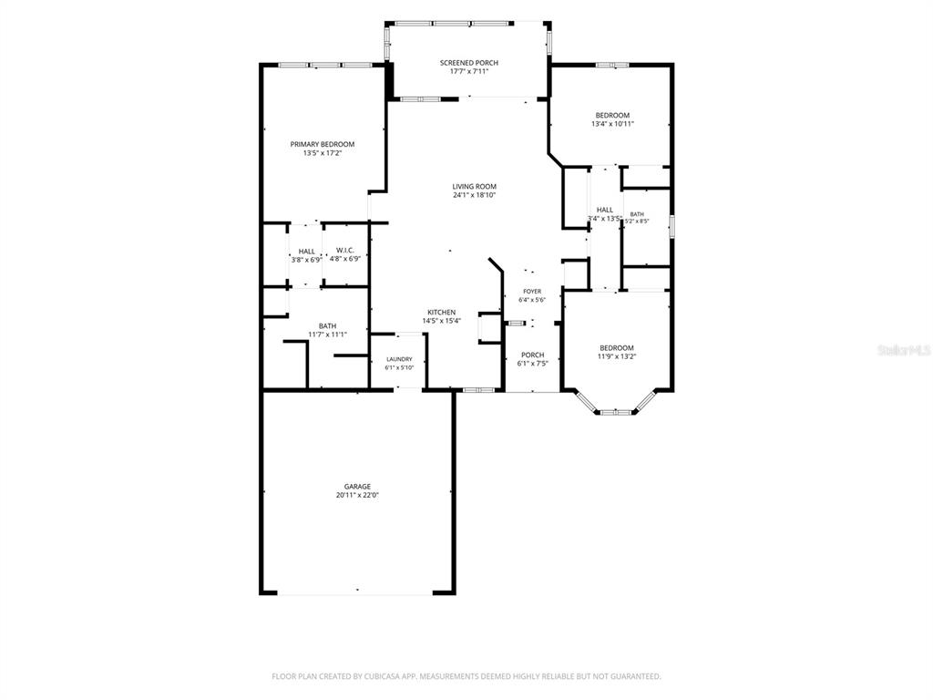 An entryway features blue walls, tile flooring, a white door with glass, and a closet — 7933 SW 83RD PLACE, OCALA, FL