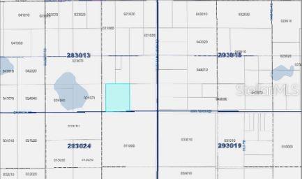 This is a plat map showing property boundaries and parcel numbers for a specific area — GLENN ST MARY ROAD, LAKE WALES, FL