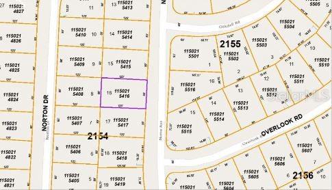 This image is a property map showing lot boundaries and parcel numbers for a residential area — NOME AVENUE, NORTH PORT, FL