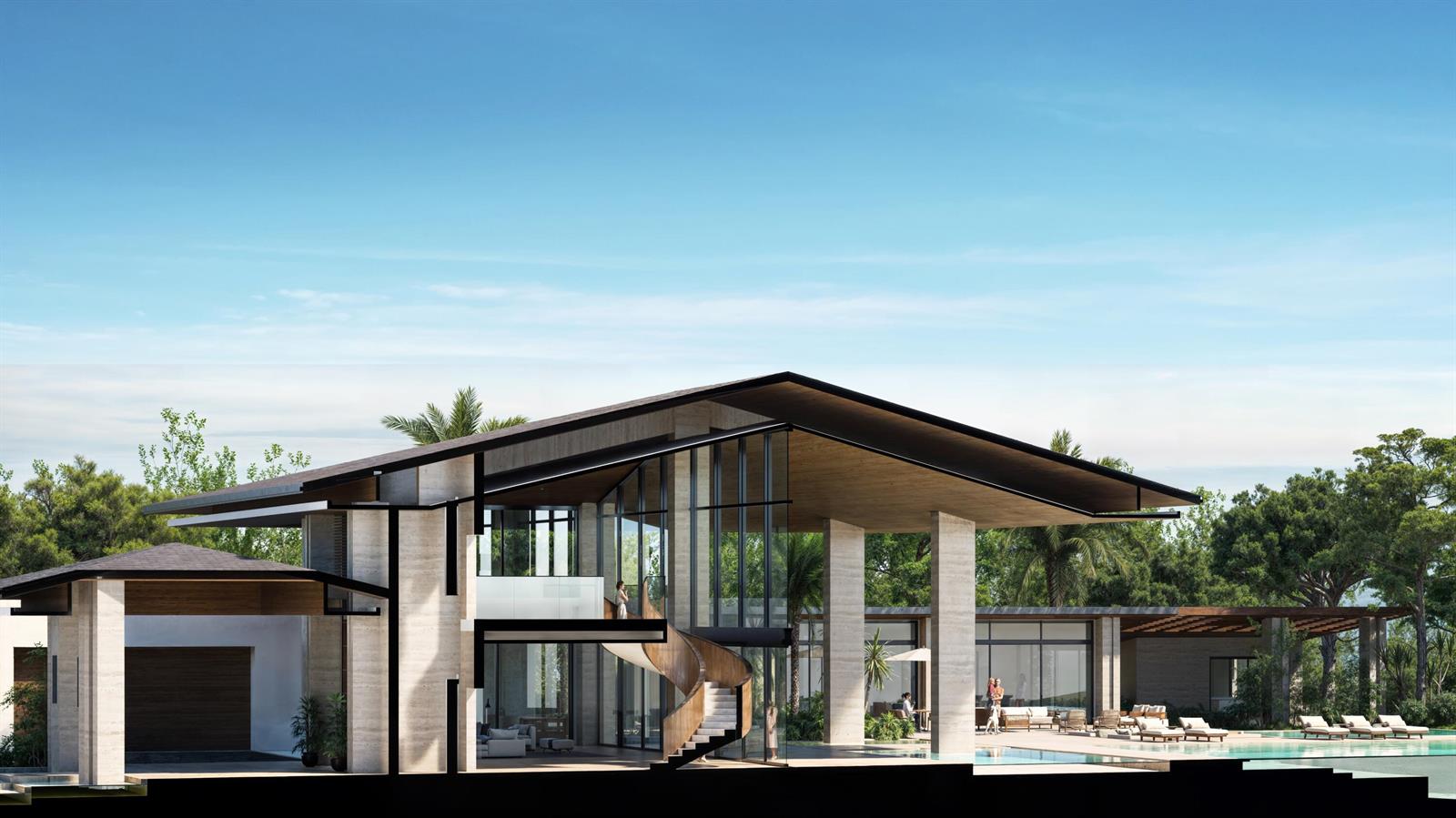 08.28.2024 - Visualizacion 3D Villa Barr — 80 Barranca Este, FL