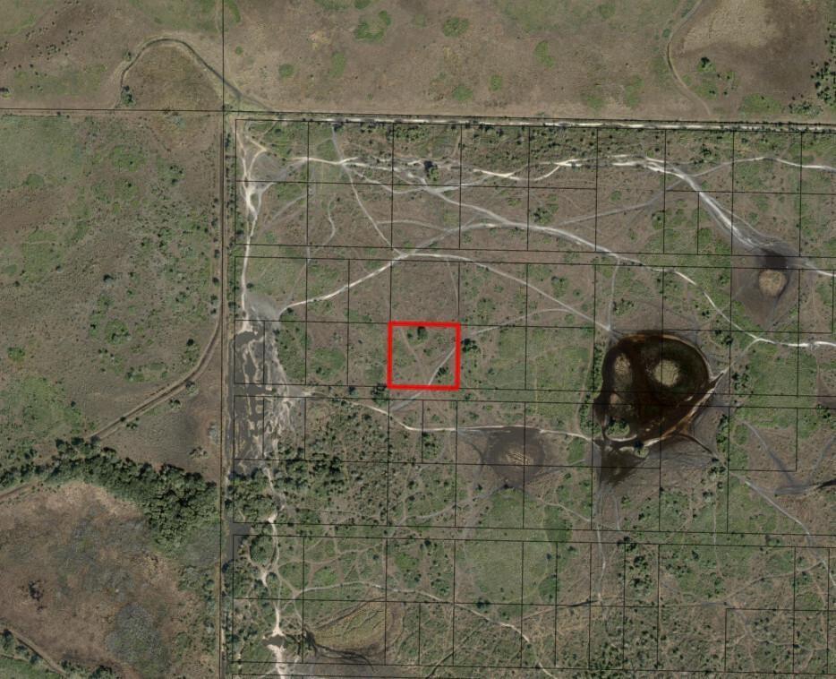 This is an aerial map showing a red-outlined parcel of land in a rural area — 0 NW 316th Street, Okeechobee FL 34972, OKEECHOBEE, FL