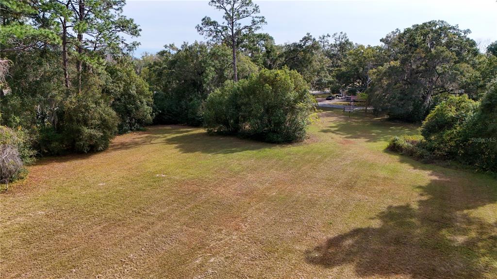 A large, grassy, undeveloped lot is surrounded by mature trees and dense vegetation — 2495 NW NW 21ST STREET, OCALA, FL