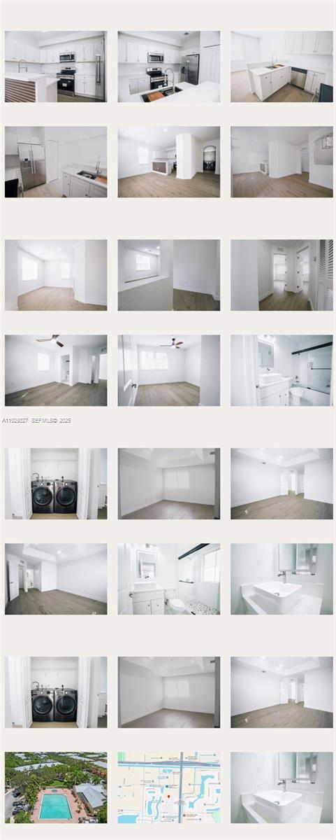 This image is a collage of interior photos, a community pool, and a location map — 2016 Shoma Dr # 2016, Royal Palm Beach FL 33414, ROYAL PALM BEACH, FL