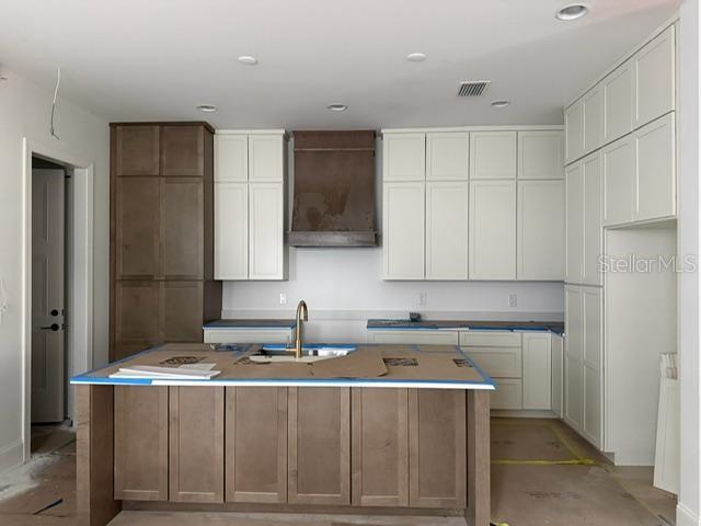 This is a floor plan for a two-story residential unit with a two-car garage — 2006 S HABANA AVENUE UNIT 2, TAMPA, FL